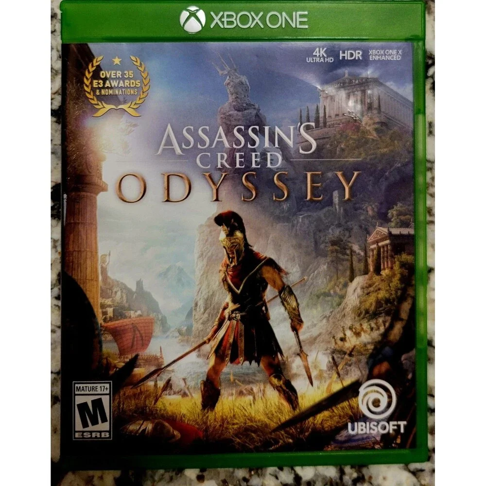 Assassin's Creed Odyssey Standard Edition Xbox One 2018, CIB,CLN DISC, FAST SHIP